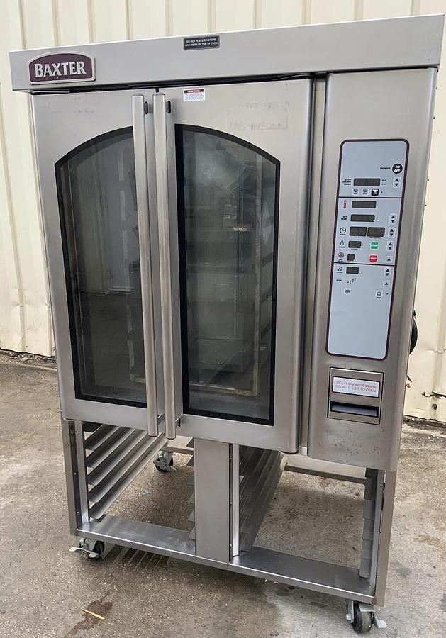 Used Baxter Hobart Electric mini rack oven steam oven w/ stand bakery bread OV310E