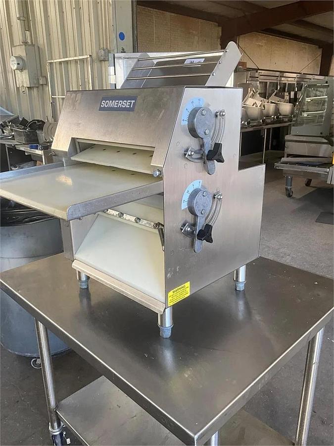 Used Somerset countertop dough sheeter roller