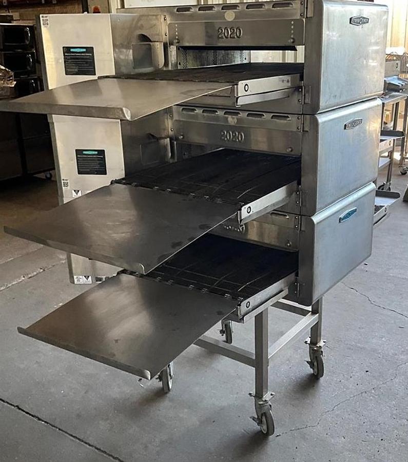 Used Turbochef triple stack oven with stand -HHC2020