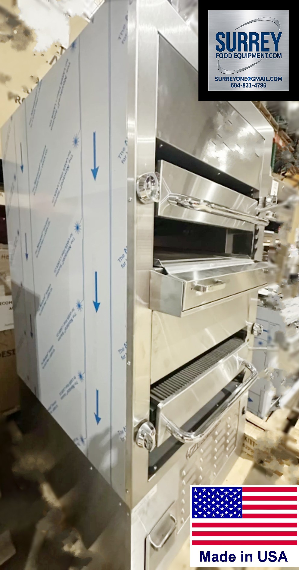 Used SOUTHBEND 34" UPRIGHT INFRARED BROILER (NEW) - PRICE HAS BEEN SLASHED