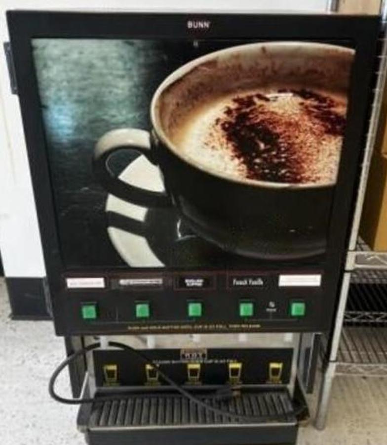 Used 5 FLAVOR POWDERED DRINK MACHINE - PROFIT MAKER - WARRANTY