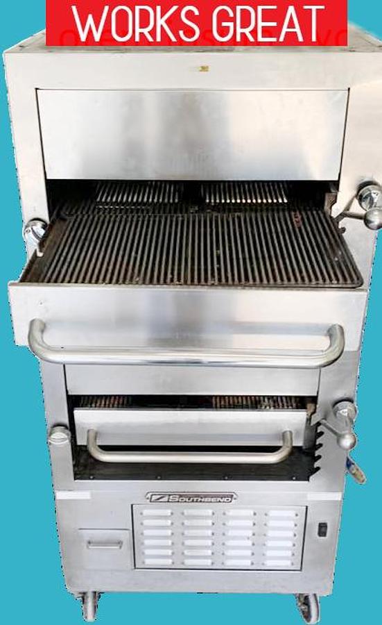 Used South Bend 270 Double Over Gas Fired Broiler - in excellent condition - RARE ITEM