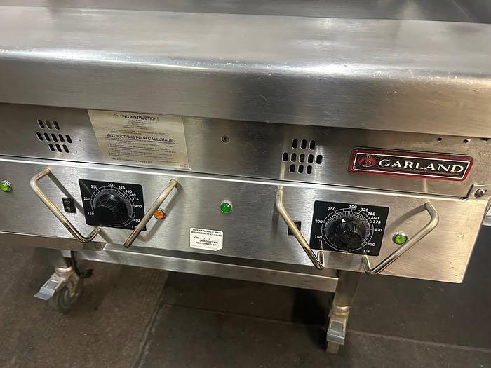Refurbished High-end Garland 36" Thermostatically Controlled Griddle w/ Stand Model CG-36R