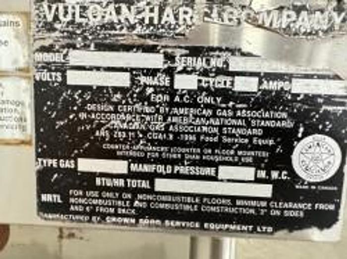 Refurbished Vulcan 40 Gallon Gas Manual Tilt Skillet