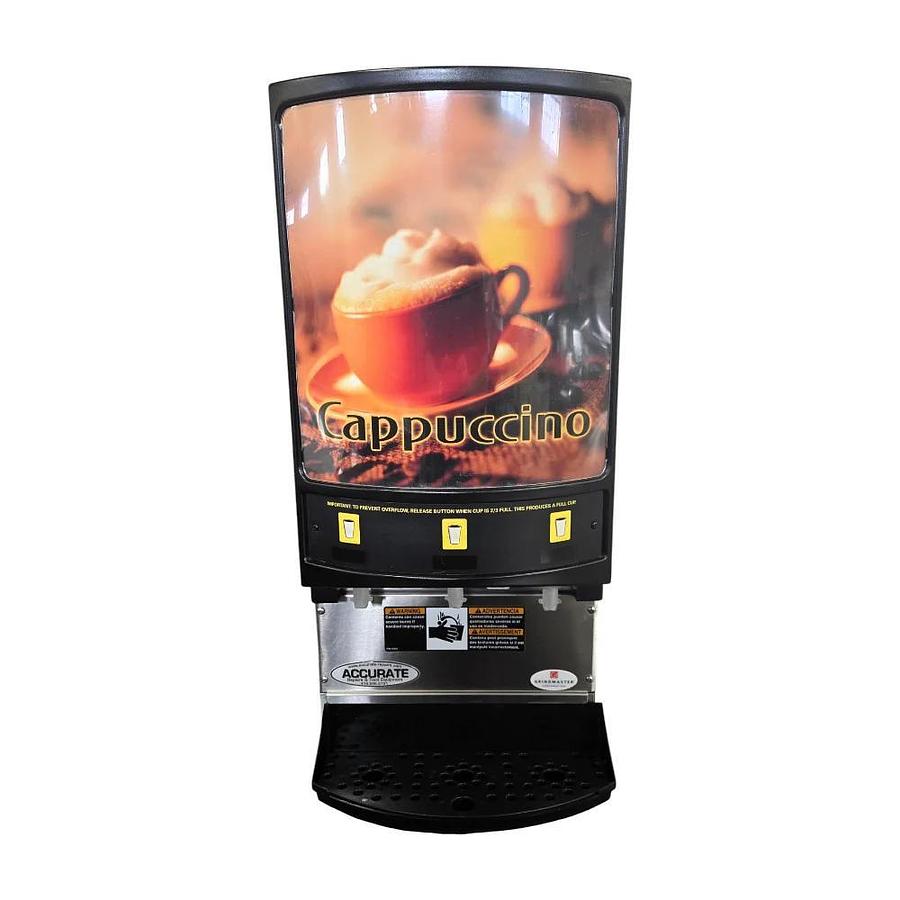 Used GrindMaster PIC3 3 Flavour Cappuccino Machine -warranty