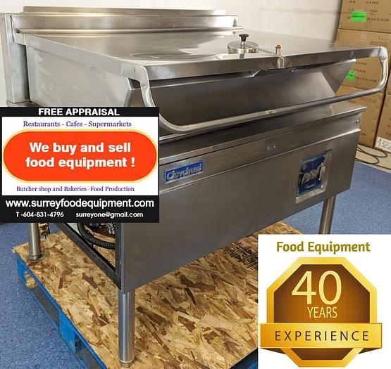 Refurbished CLEVELAND GAS TILTING SKILLET -40 GALLON