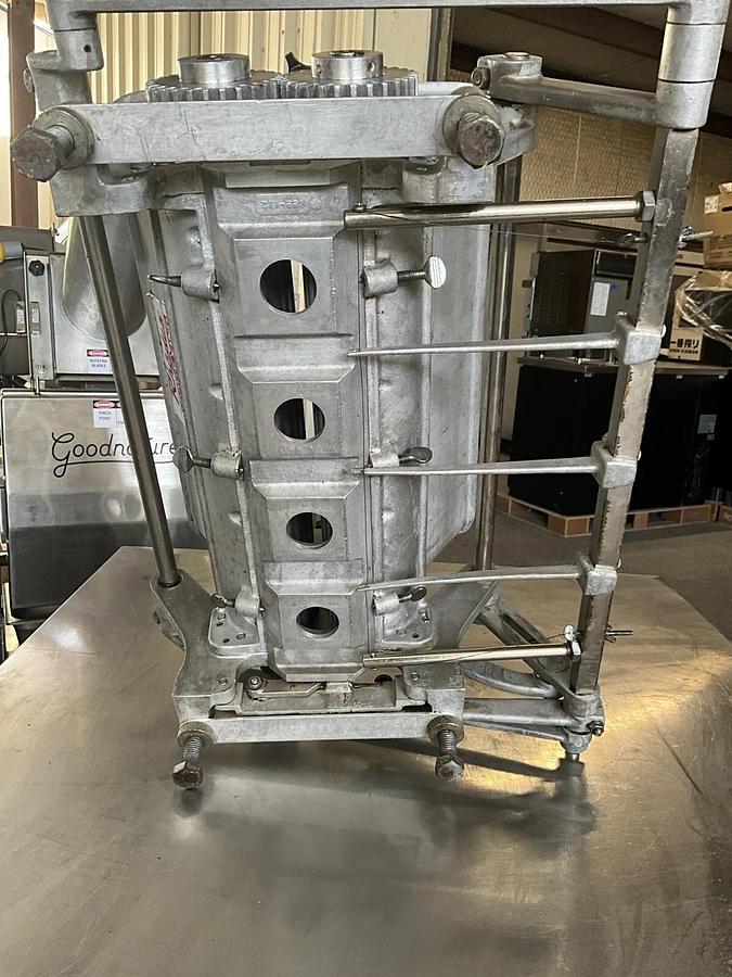 Used Used RHODES Kook-E-King manual Cookie Dough Cutter Depositor Machine hand crank