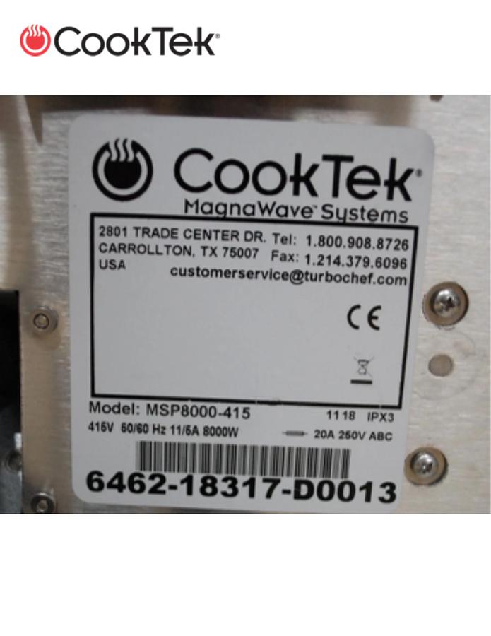 Used CookTek MSP8000-415 Free Standing Stock Pot Induction Range