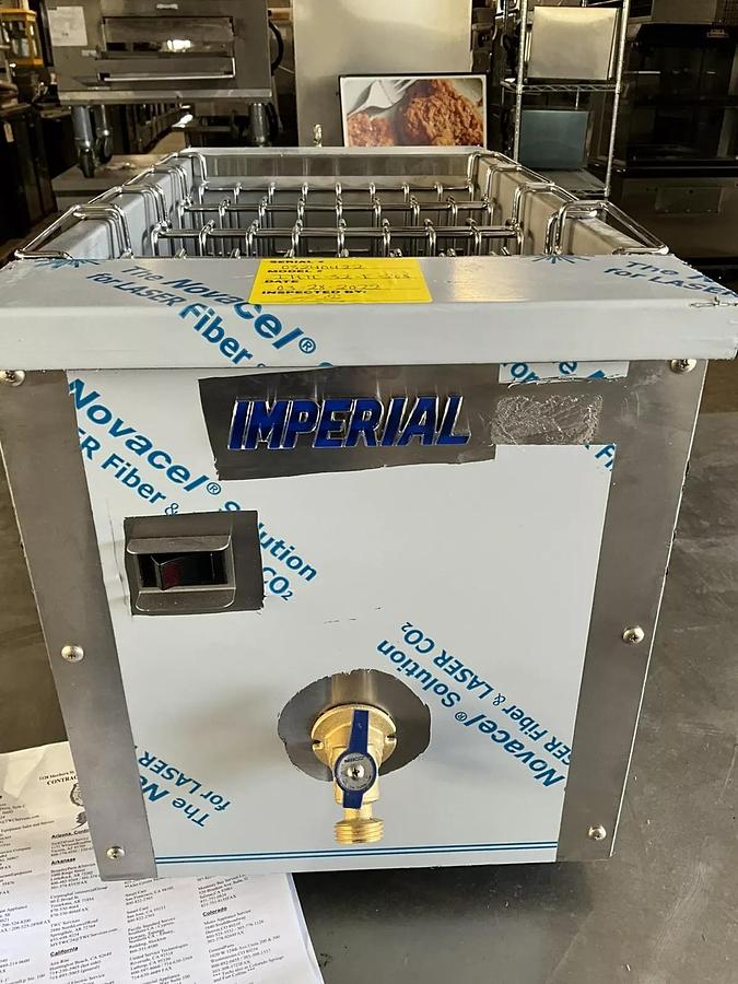 Used Imperial IRTC-32 Fryer 6 gal Electric Rethermalizer pasta cooker steamer