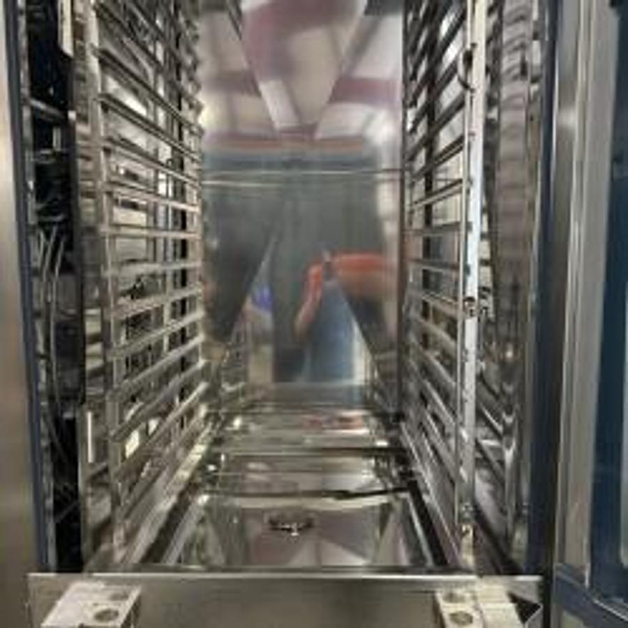 Used Rational Combi Oven Electric SCC202 With Roll In Rack