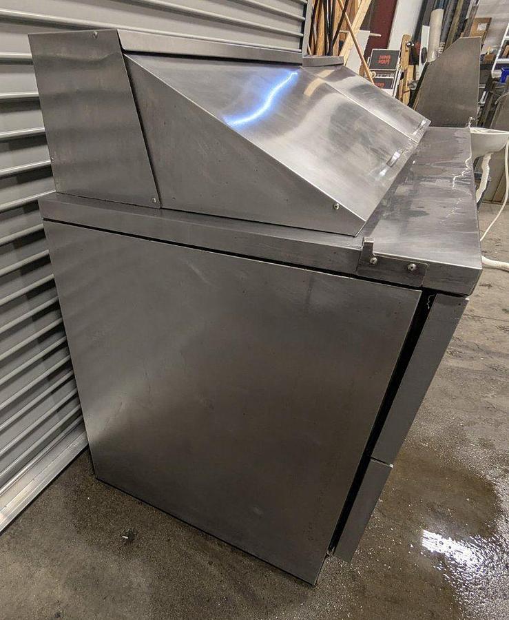 Used True TFP-72-30M-D-6 72" Six Drawer Refrigerated Salad/Sandwich Prep Table