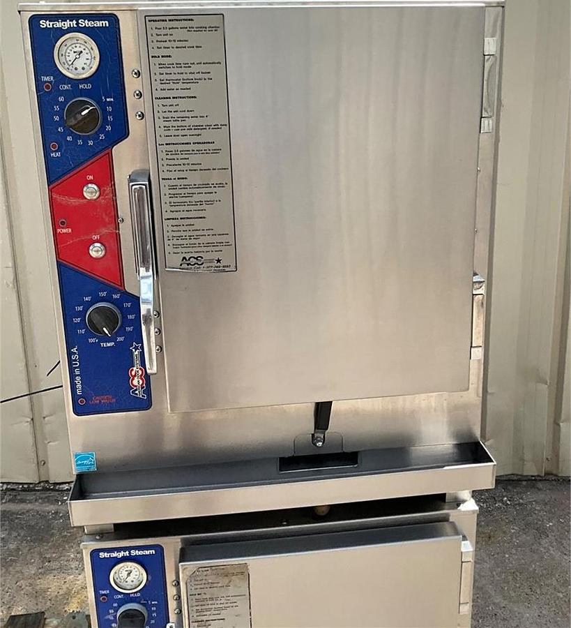 Used ACS double electric steamer