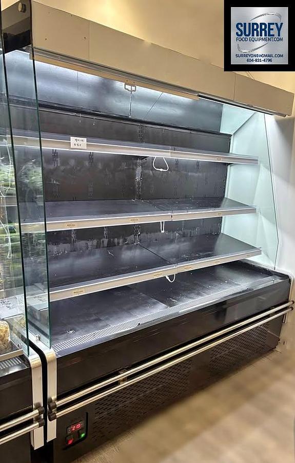 Used Open air merchandisers - 2 available - 78" wide