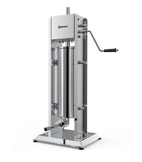 15 lbs/7 kg Stainless Steel Vertical Gear Drive Manual Sausage Stuffer