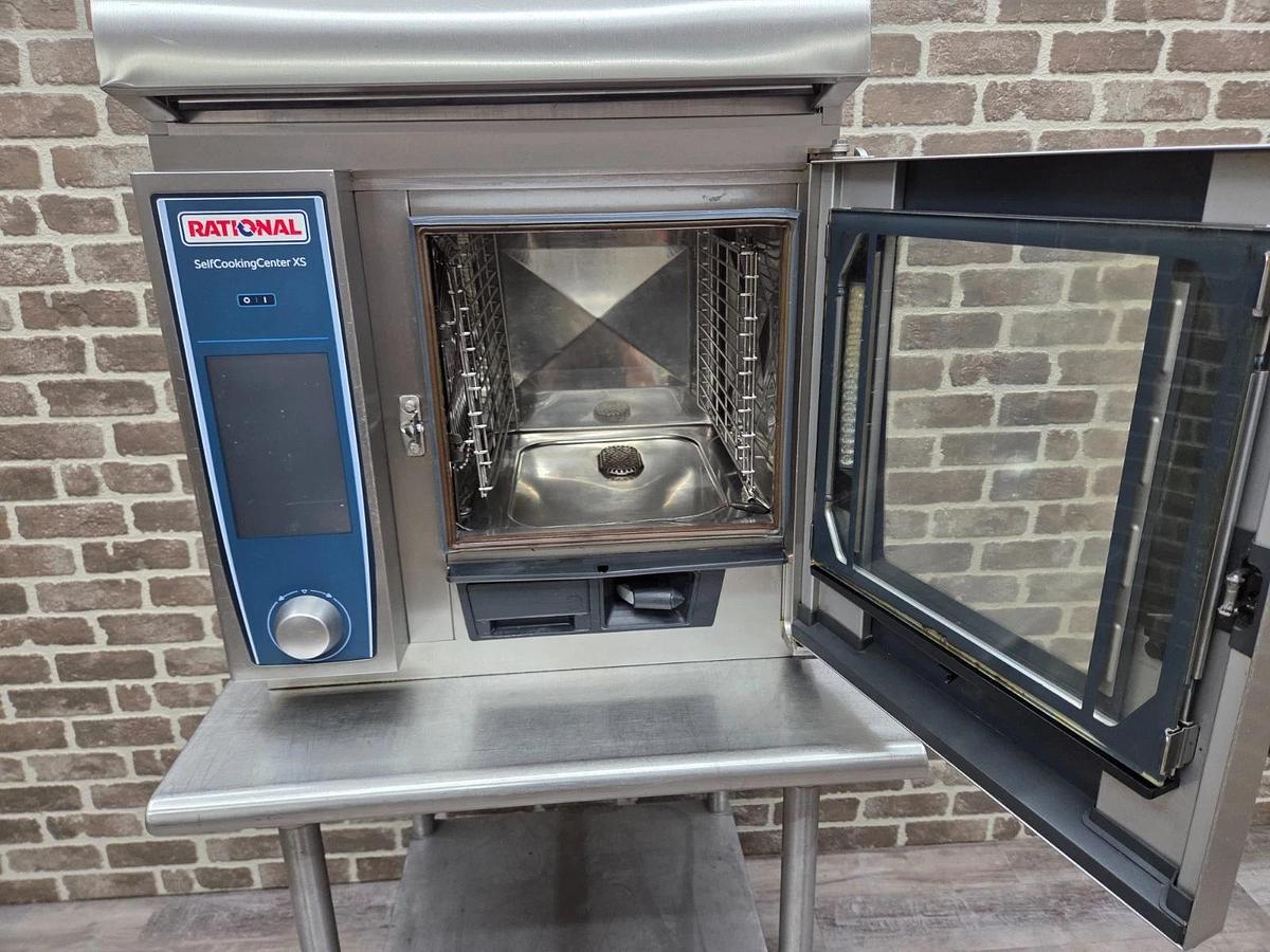 Used RATIONAL iCombi Pro XS Half Size Electric Oven w/ Vent Hood SCC SX 6 2/3 E