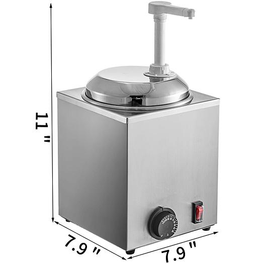 Nacho cheese - chocolate -  sauce dispenser -hot  - 2.6 quarts