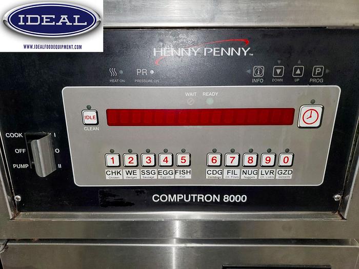 Used Henny Penny Pressure Fryers -computron 8000