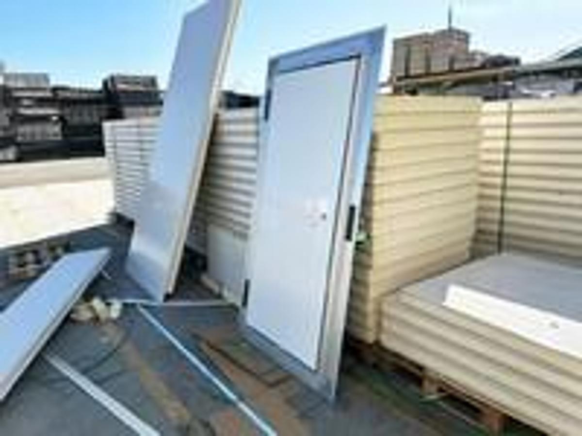 Used Walk in Freezer Man Door Heated