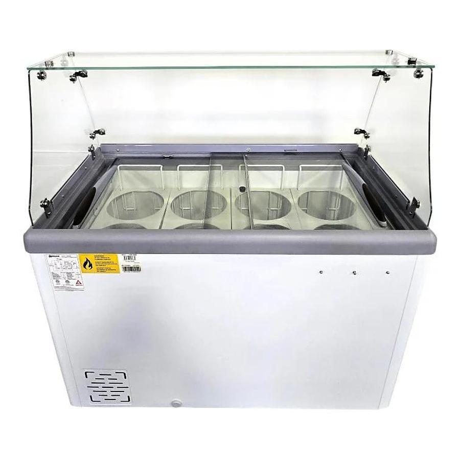 Used Omcan 44588 Ice Cream Freezer with Guard - 49" Flat top -WARRANTY