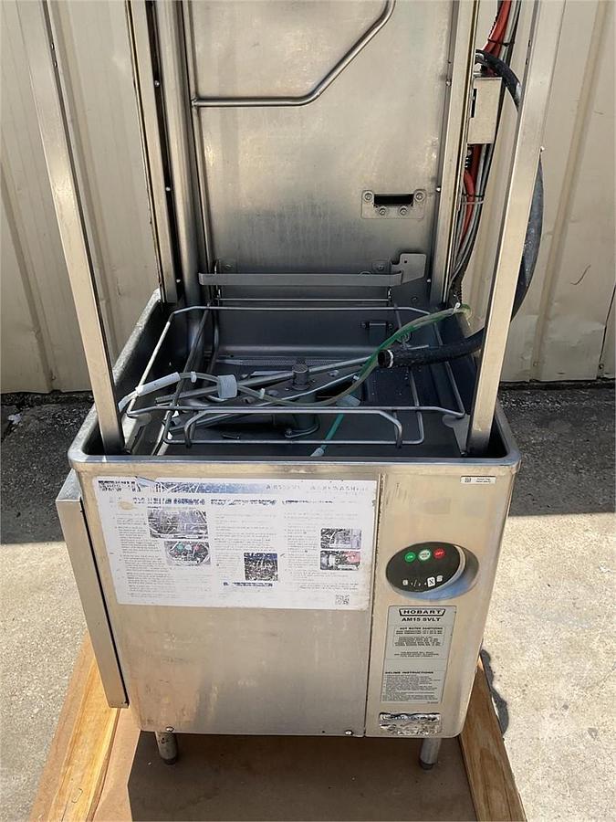 Used Ventless Hobart High Temp Door Type Dishwasher - Hobart AM 15 SVLT