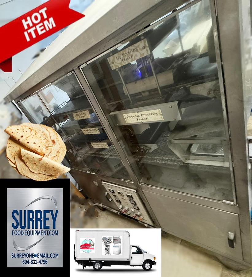 Used Lawrence equipment Microcombo ll tortilla machine - SEE VIDEO