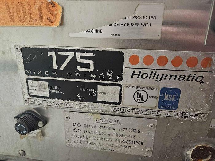 Used Hollymatic Mixer Grinder - model 175