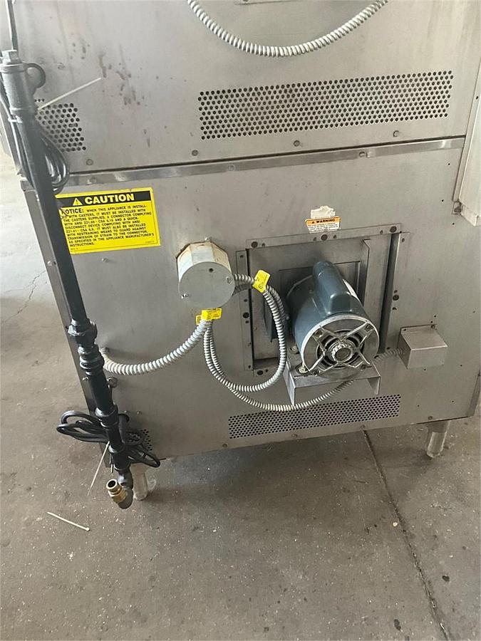 Used Vulcan gas double stack convection oven