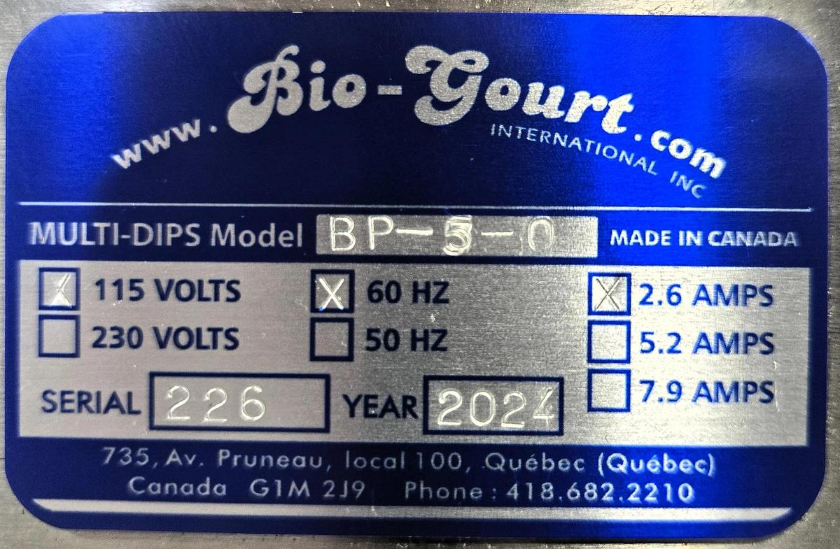 Used Bio-Gourt BP-5-0 Chocolate Warmer