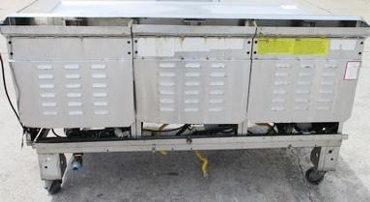 Used Ultra Fry 3 bay fryer -gas