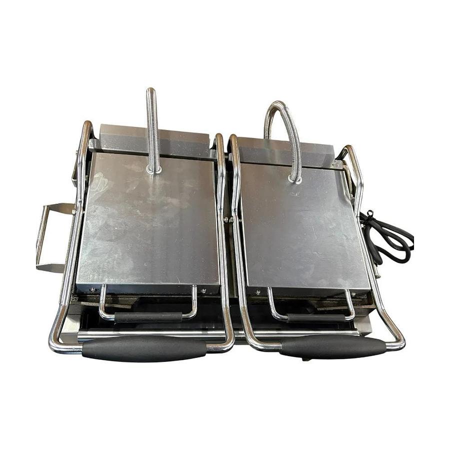 Used Eurodib SFE02360 Commercial Double Panini Grill-warranty