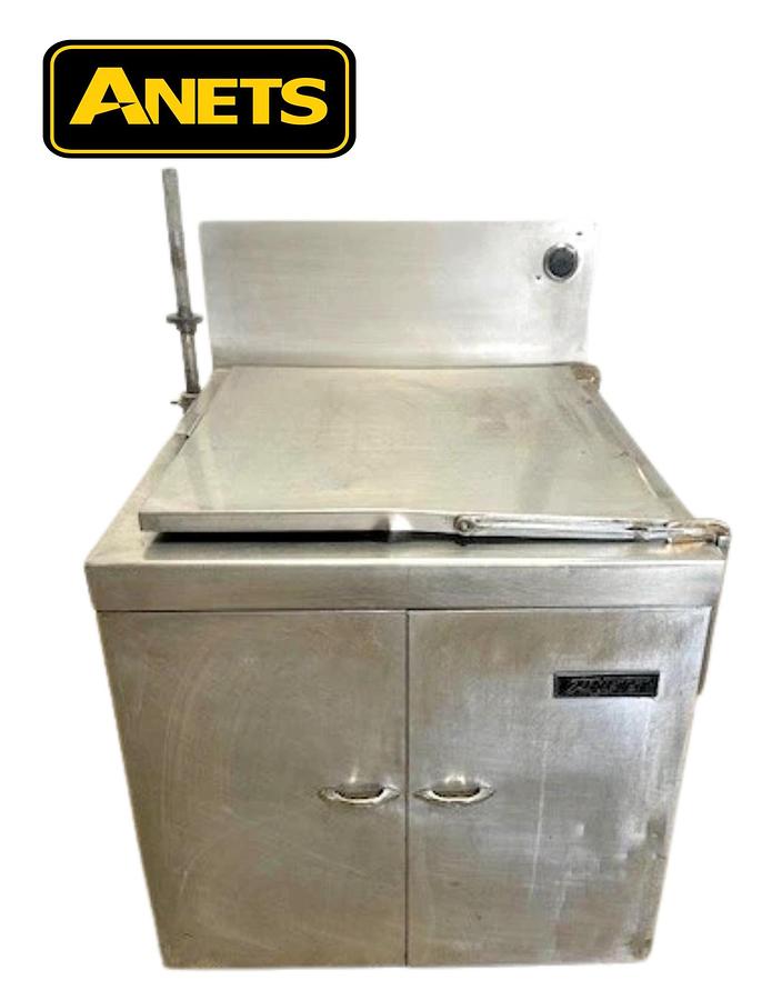 Used ANETS BFF24x24-B COMMERCIAL 24"x24" NATURAL GAS DONUT FRYER, 62500BTU/HR