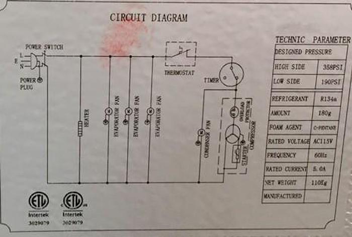 36" mega top sandwich prep table