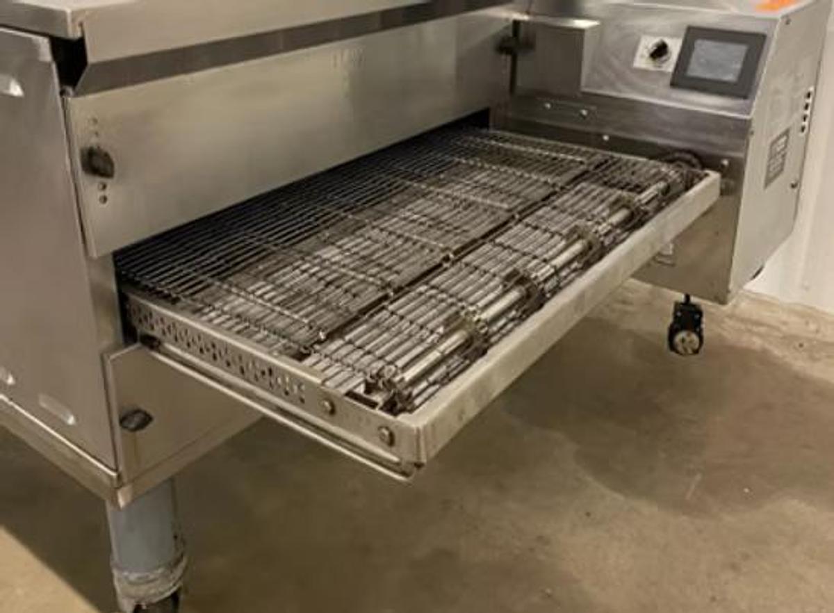 Used 2021 Middleby Marshall PS638G Single Natural Gas Conveyor Oven on Casters
