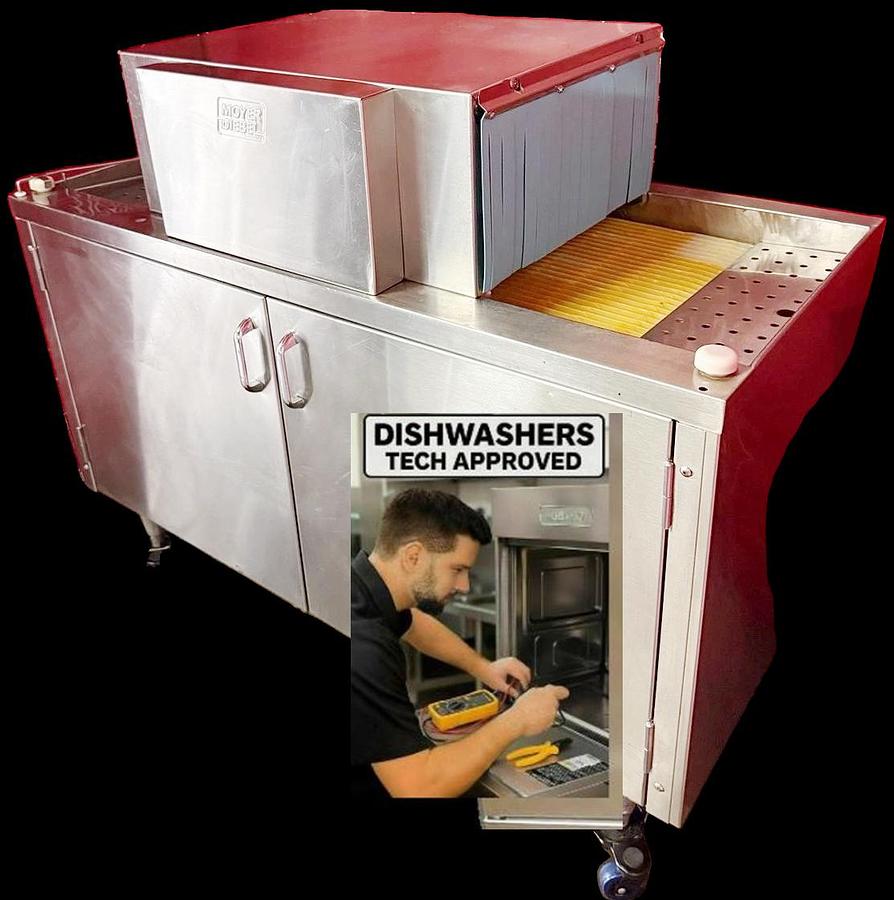 Used 48” Moyer spray way Sw400 glass washer
