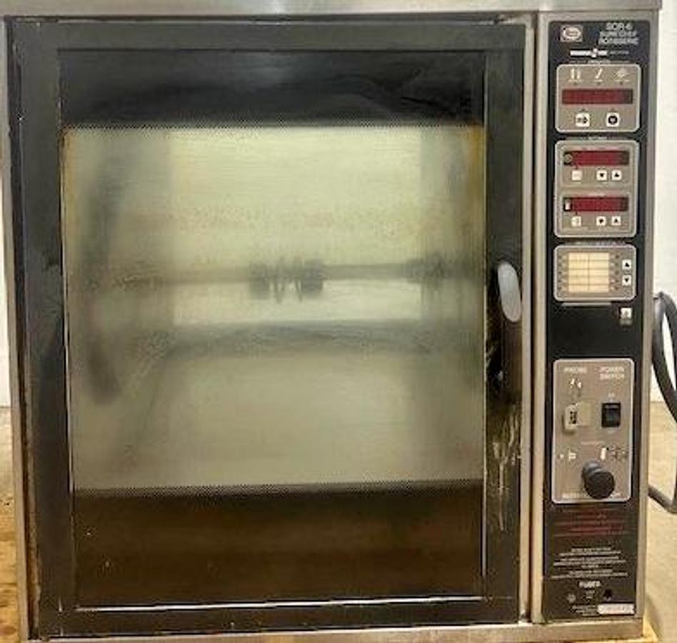 Used HENNY PENNY SCR-6" COMMERCIAL ELECTRIC DIGITAL CHICKEN ROTISSERIE OVEN 208V,3PH - C/W CHICKEN SPITS (SPEARS)