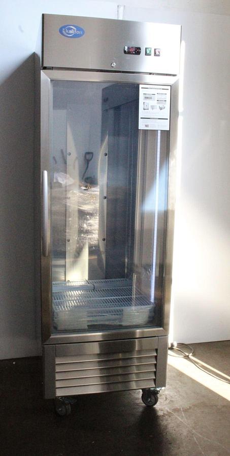 Used Kalifon KR-238G1 Single Glass Door Refrigerator - Scratch & Dent - 115V - 60Hz - 1Ph - BRAND NEW -SEE VIDEO