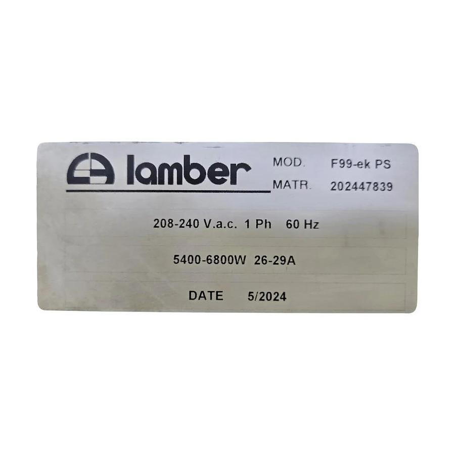 Used Lamber F99EKPS Undercounter Dishwasher