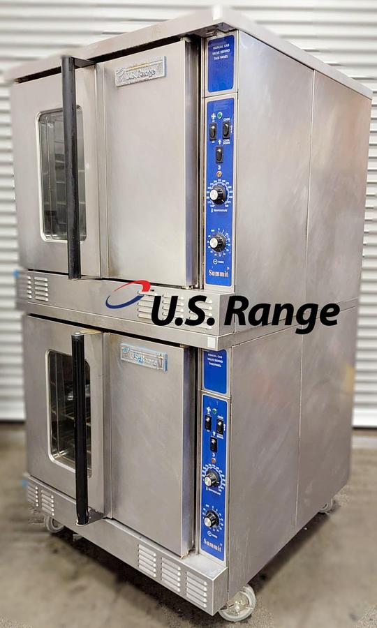 Used Garland - US RANGE DOUBLE DECK GAS CONVECTION OVEN - FULL SIZE