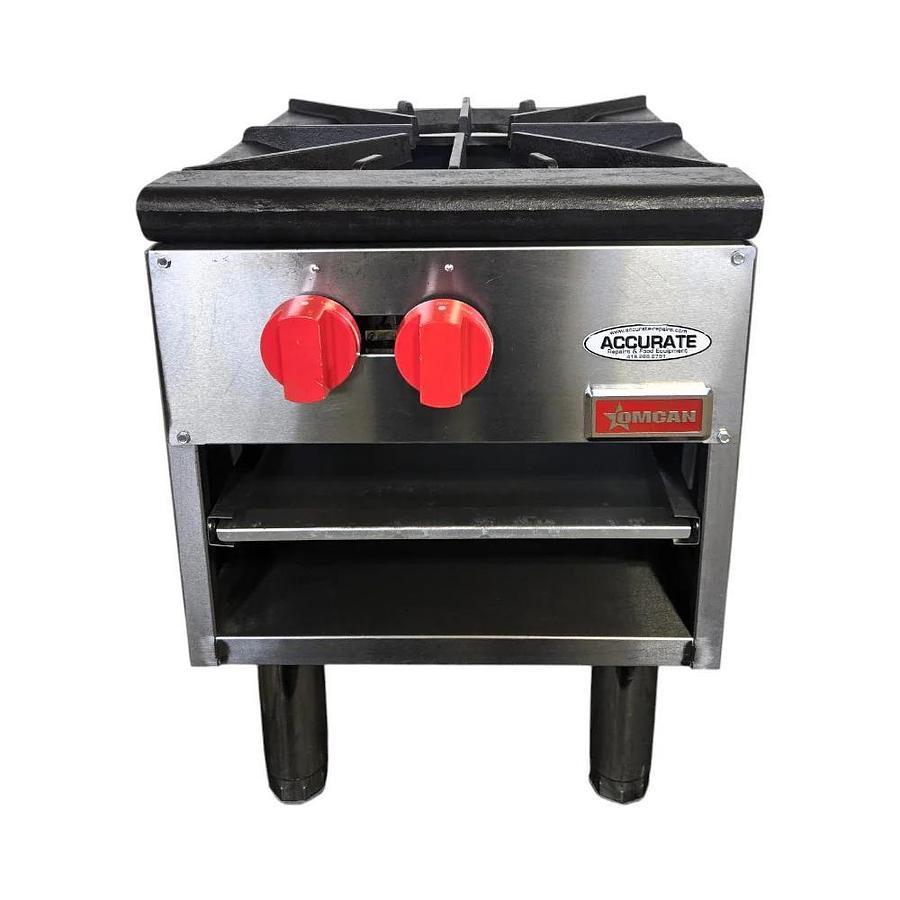 Used Omcan 37525 Single Stock Pot Range - Natural Gas -warranty