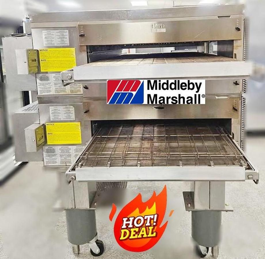 Used Middleby Marshall X55 Pizza Conveyors -Double Stacked