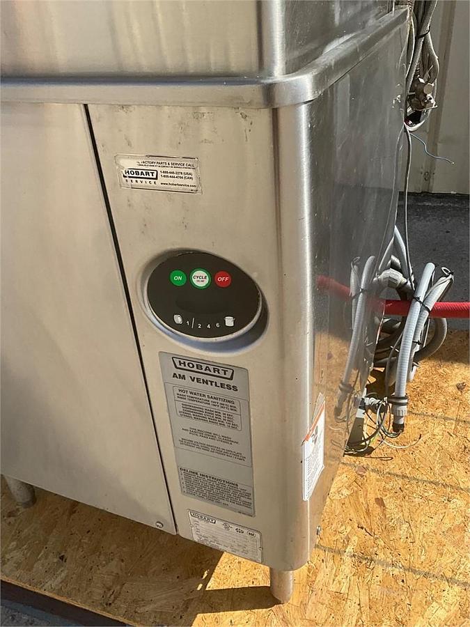 Used Hobart ventless AM15VLT commercial dishwasher