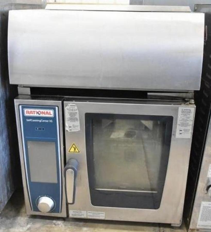 Used RATIONAL XS ELECTRIC COMBI OVEN W/ VENTLESS HOOD -WARRANTY