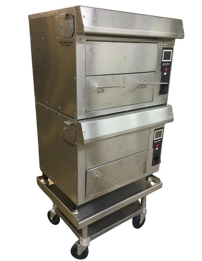 Used Quik n' Crispy GF5 Double Greasless Ventless Commercial Air Fryer Oven