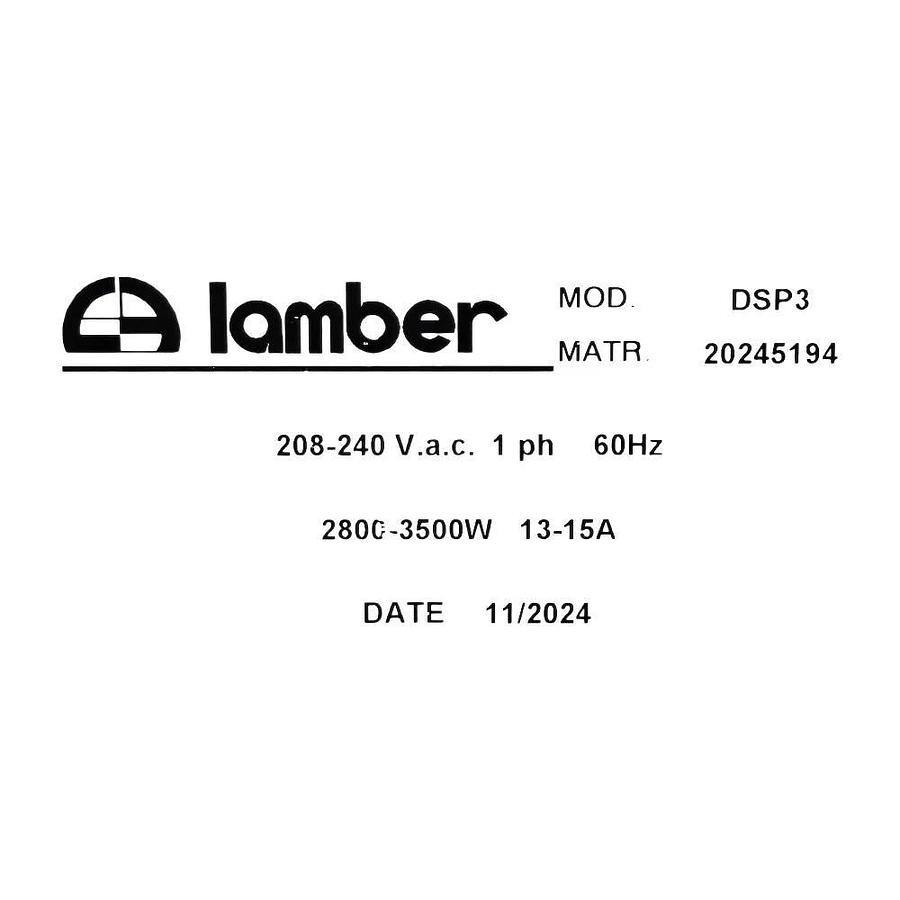 Used Lamber DSP3 Undercounter Glasswasher - WARRANTY