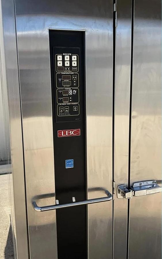 Used 2021 LBC gas double rack oven steam injected
