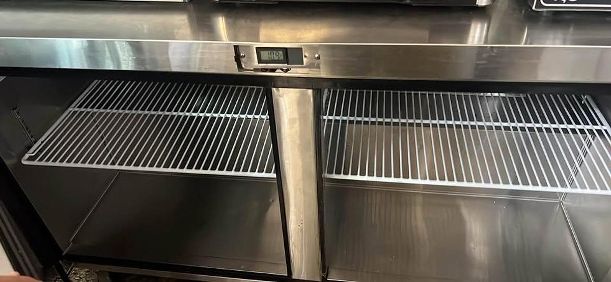 Used 5' Work top freezer - 2 door