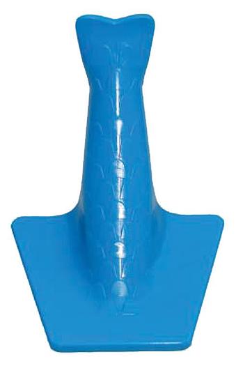 Heavy-Duty Blue Plastic Fish Scaler