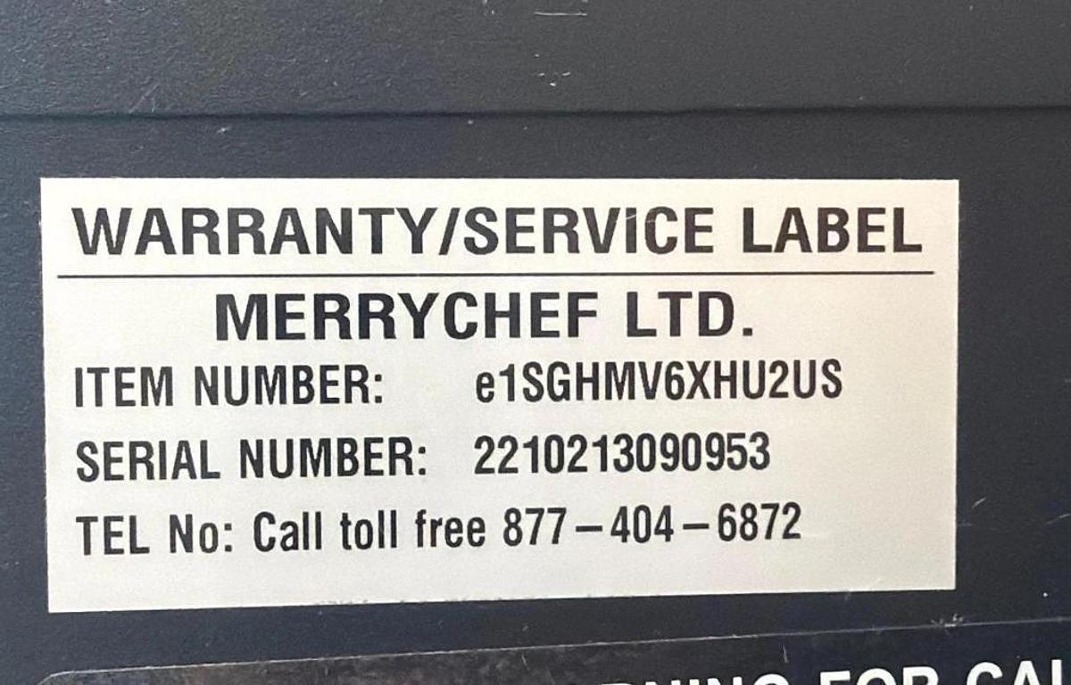 Used Merrychef E1S High Speed Countertop Oven Commercial High-Speed Ventless Oven - near new