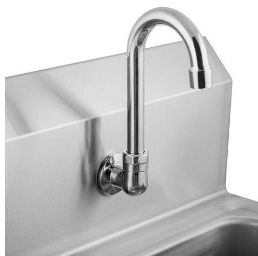 7" x 15" Hands Free Hand Sink with Knee Operated Valve