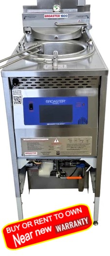 Used  Video Thumbnail Learn how Rent-Try-Buy works with flexible weekly payments CERTIFIED USED  Broaster 1800GHCANST Natural Gas Pressure Fryer